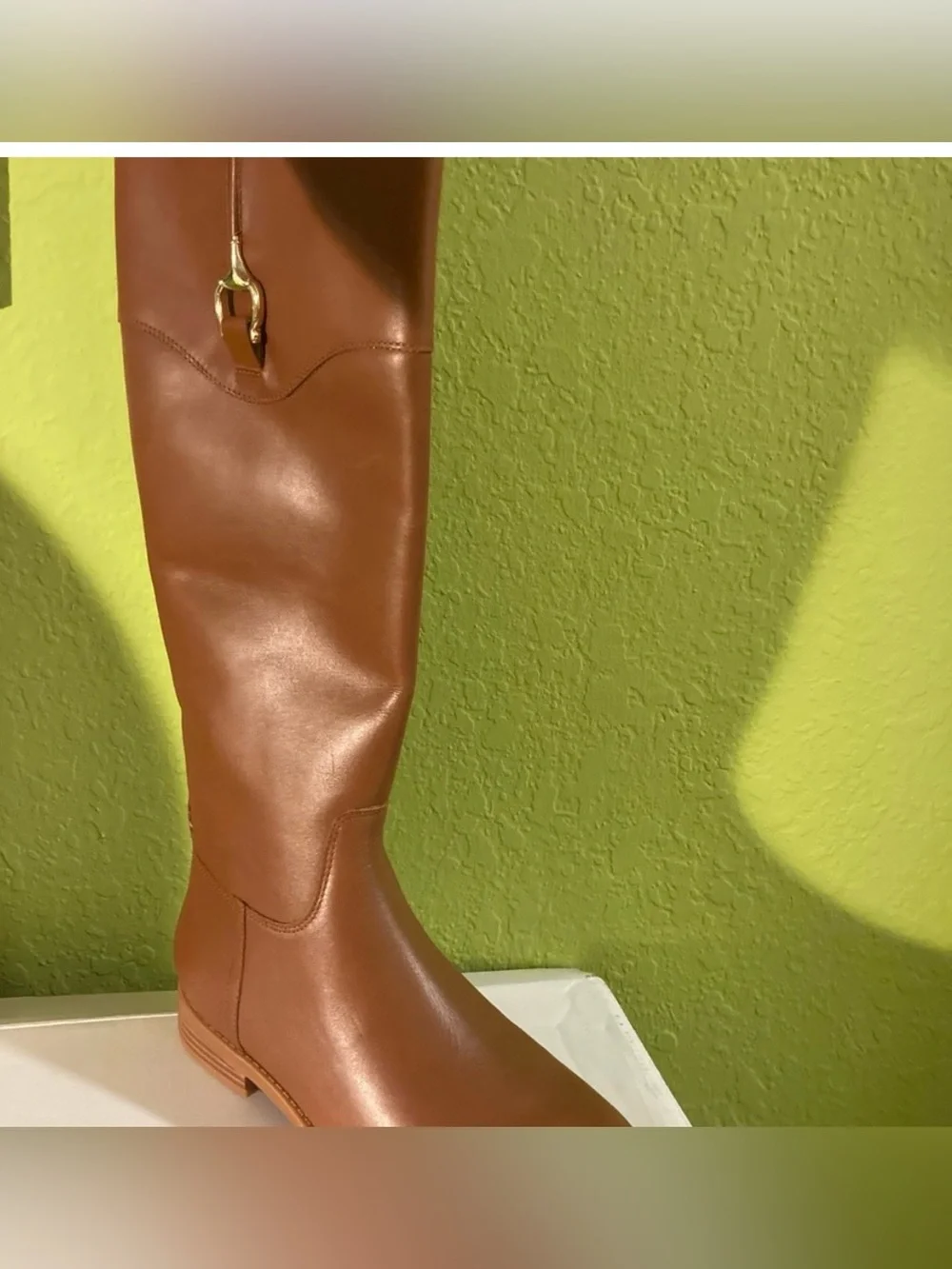Giani Bernini Over-the-Knee Riding Boots in Cognac